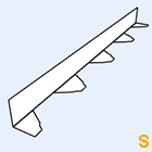 Zahnblech JID85-280 kleine Sicke
