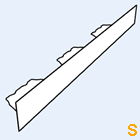 Zahnblech Münker 135.1-310 große Sicke