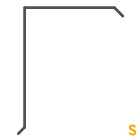 Ortgang ohne Überstand