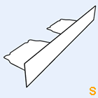 Zahnblech SAB 200-375 große Sicke