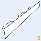 Zahnblech Arcelor 135-310 große Sicke