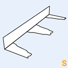 Zahnblech Münker 206.1-375 kleine Sicke