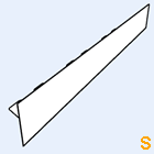 Zahnblech SAB 106-250 groß Sicke