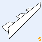 Zahnblech Salzgitter PS160-250 große Sicke