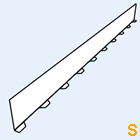 Zahnblech Hoffmann 20-115 kleine Sicke
