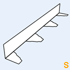 Zahnblech SAB 100-275 kleine Sicke